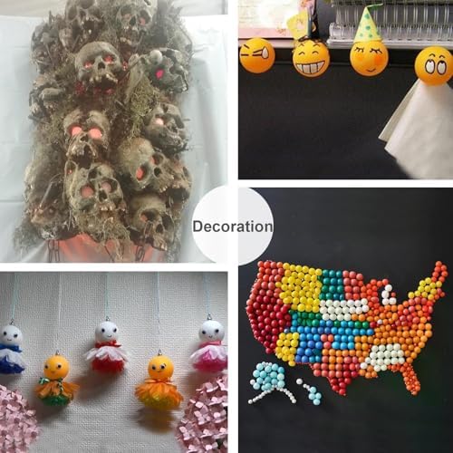 Ping Pong Balls 12 50 or 100 Pack: 3 Star Colored Table Tennis Balls for Outdoor Practice Party Games Cats Toys