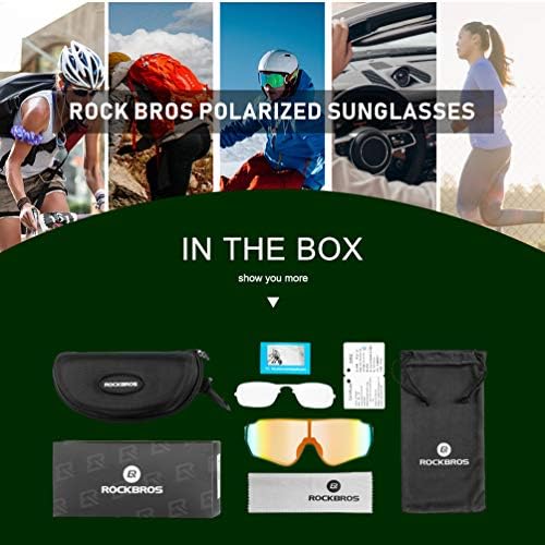 ROCKBROS Polarized Sunglasses UV Protection for Women Men Cycling Sunglasses