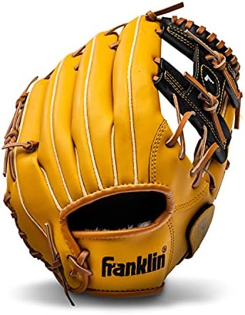 Franklin Sports Baseball + Softball Gloves - Field Master Adult + Youth Baseball + Softball Gloves - Right Hand + Left Hand Gloves - Infield + Outfield Mitts - Multiple Sizes + Colors