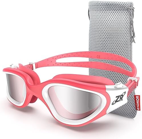 ZIONOR G1 Polarized Swimming Goggles for Unisex Adult Women Anti Fog 100% Anti UV Diving Goggles