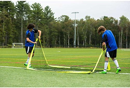 Franklin Sports Blackhawk Backyard Soccer Goal - Portable Pop Up Soccer Nets - Youth + Adult Folding Indoor + Outdoor Goals - Multiple Sizes + Colors - Perfect for Games + Practice