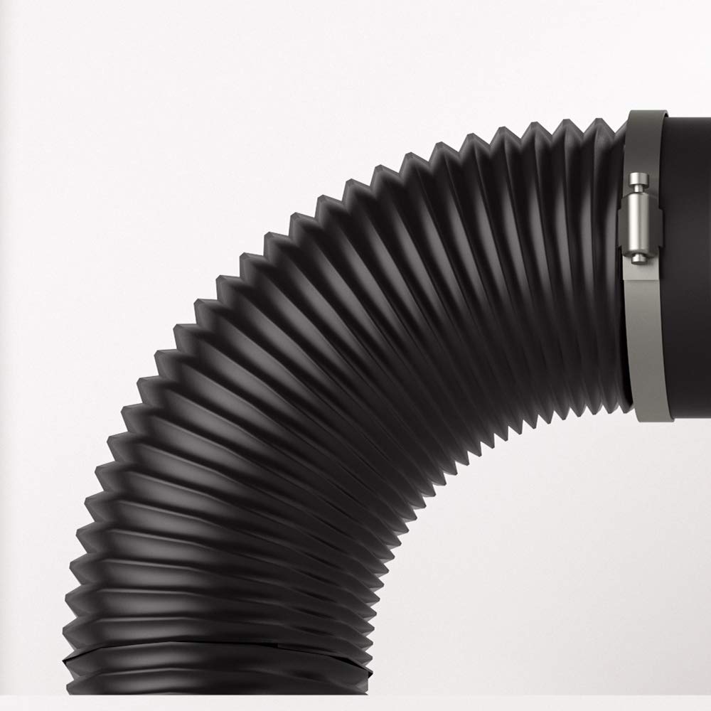 AC Infinity Flexible 8-Inch Aluminum Ducting, Heavy-Duty Four-Layer Protection, 8-Feet Long for Heating Cooling Ventilation and Exhaust