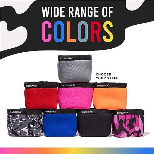 Golf Club and Golf Ball Cleaning Bag, Waterproof Clean Face Technology Liner, Detachable Clip, Machine Washable, Cleans Club Grooves, Dry Exterior (Neoprene or Microfiber Option Available)