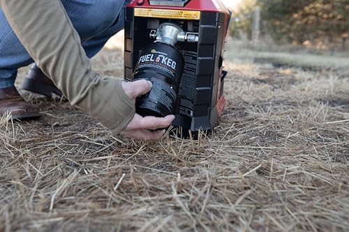 Mr. Heater Fuel Keg. - 1 lb. / 16 oz. Empty Refillable Propane Tank – DOT Certified, Black