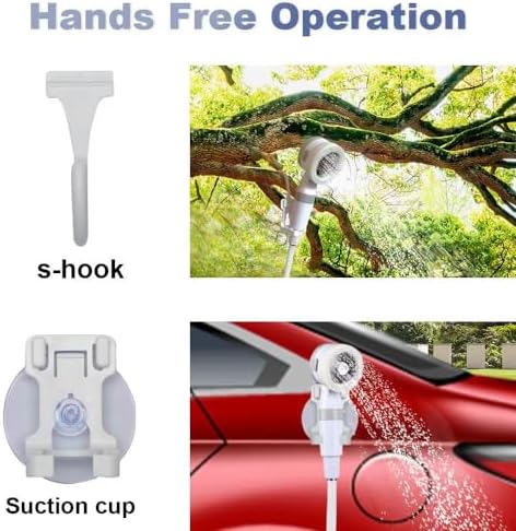 Portable Camping Shower Pump - Rechargeable Outdoor Shower Head Sprayer, Pumps Water from Bucket. Experience Refreshment Anywhere, Perfect for Camping, Hiking, Travel, Car Washing & Pet Cleaning