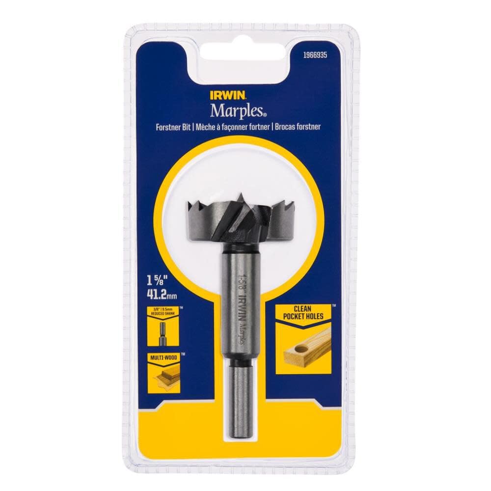 Irwin Tools 1966935 Marples Wood Drilling Forstner Bit, 1-5/8"