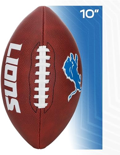 Franklin Sport NFL Team Football - Youth Junior Size Football for Kids - Official NFL Team Logo + Colors Youth Football - Kids NFL Fan Shop Football