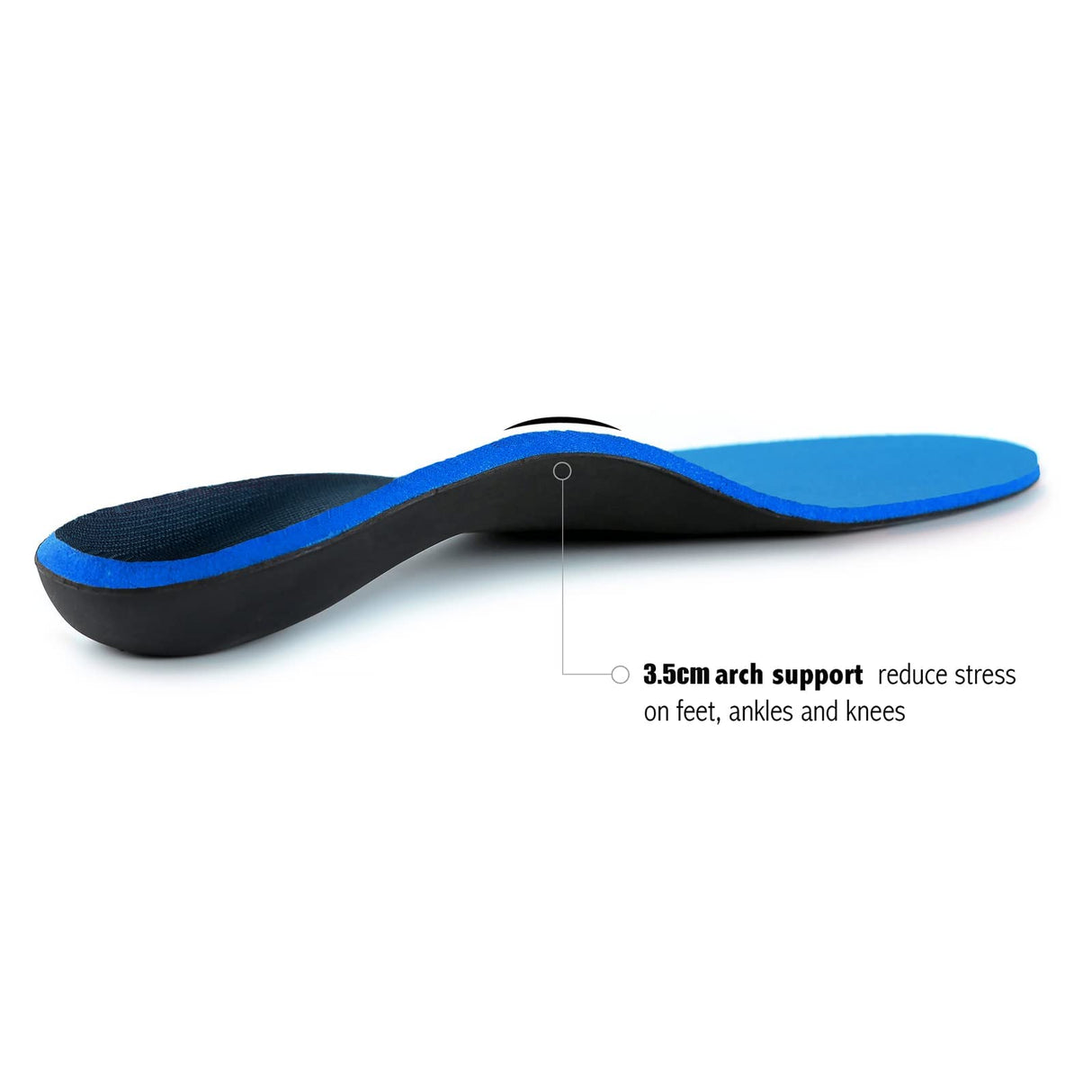 Inserts Relieve Plantar Fasciitis - Flat Feet Insoles Arch Supports, Orthotic Insoles for Foot Pain Arch Pain Reduce Muscle Fatigue Absorb Shock (Mens 4-4 1/2 | Womens 6-6 1/2)