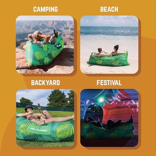 Chillbo Inflatable Couch – Cool Inflatable Chair. Upgrade Your Camping Accessories. Easy Setup is Perfect for Hiking Gear, Beach Chair and Music Festivals.