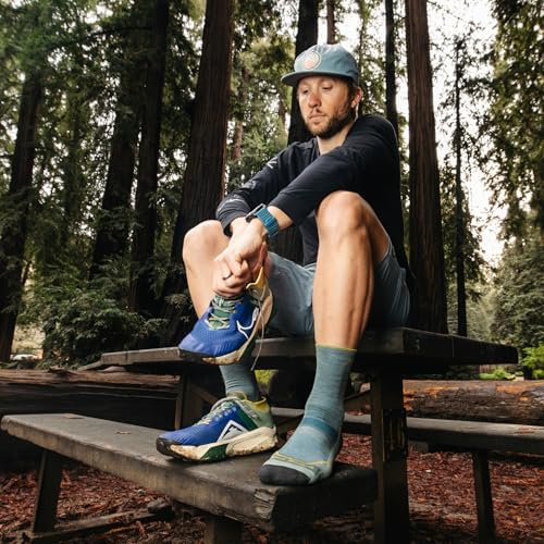 Darn Tough Men's (Style 1972) Light Hiker Micro Crew Lightweight with Cushion Sock