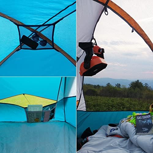 Camping Tent 2 Person, Waterproof Windproof Tent with Rainfly Easy Set up-Portable Dome Tents for Camping…