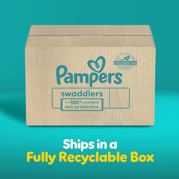 Pampers Baby Diapers - Swaddlers - Size 4, 66 Count, Ultra Absorbent Disposable Infant Diaper