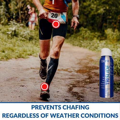 Anti-Chafe Continuous Spray Skin Lubricant Body Friction Protection | Prevents Blistering and Chafing | Providng Long-Lasting Comfort and Protection (Pack of 1)