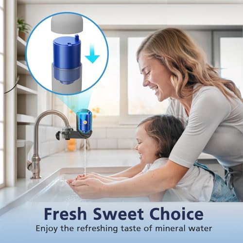 6 Pack Water Filter Replacement Compatible with All PURยฎ, PURยฎPLUS Faucet Filtrat-ion Systems, Purยฎ RF-9999ยฎ Faucet Water Filter, High Efficiency Filtration and 18-Month Value, NSF Certified, Blue