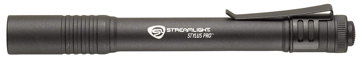 Streamlight 66118 Stylus Pro 100-Lumen Penlight with 2 AAA Alkaline Batteries, Black