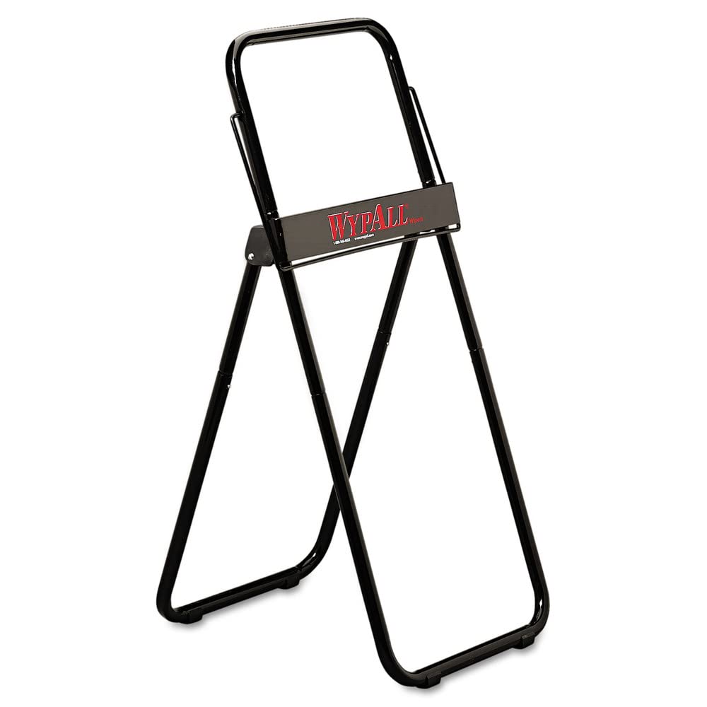 WypAll Jumbo Roll Wiper Dispenser (80596), Black, Portable, 16.8"x18.5"x33" (Qty 1)
