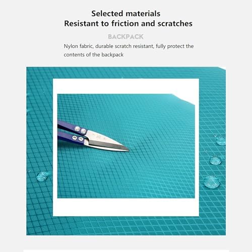 25L Hiking-Backpack Foldable-Sports Daypack -Camping Collapsible Bag Water Resistant Lightweight Travel Men Women (Lake Blue)