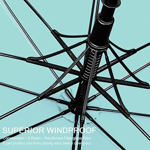 G4Free 47/54/62/68 Inch UV Protection Golf Umbrella Auto Open Vented Double Canopy Oversize Extra Large Windproof Sun Rain Umbrellas