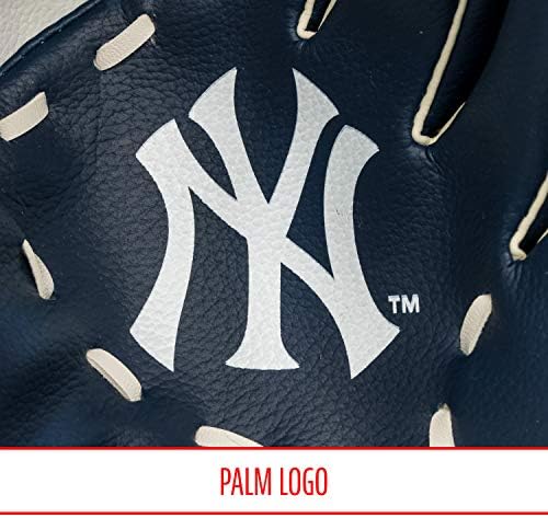 Franklin Sports MLB Youth Teeball Glove and Ball Set - Kids Baseball and Teeball Glove and Ball - Perfect First Kids Glove - 9.5"