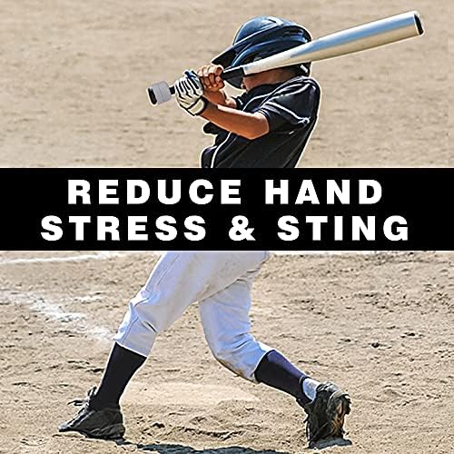 CHAMPKEY Premium Choke Up Rings 4 Pack | Reduced Hands Pain and Pressure Baseball Rings | Ideal for Baseball, Softball and Tee Ball Bat