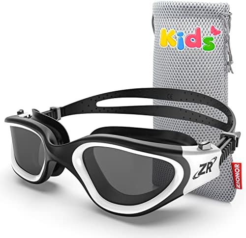 ZIONOR Kids Swim Goggles, G1 MINI UV Protection Anti-Fog Polarized Swimming Goggles for Age 6-14