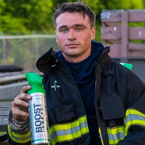 Boost Oxygen Large Natural 10L Canister | Respiratory Support for Aerobic Recovery, Altitude, Performance & Health (6 Pack)