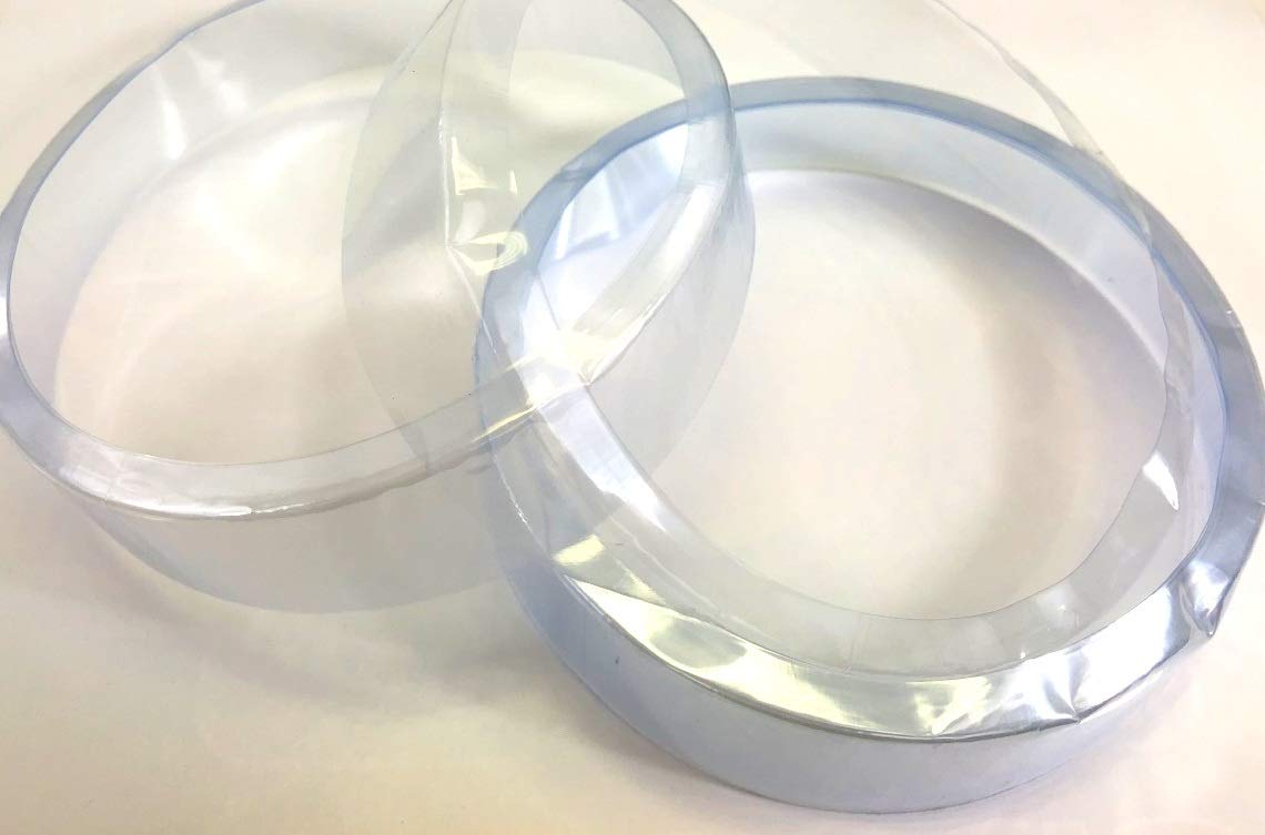 PACTOGO Clear Shrink Bands - Fits Round Plastic Soup/Deli Containers Sizes 8-32 Ounces (Pack of 250)