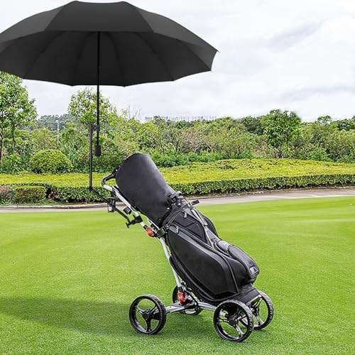 UPF 50+ Beach Umbrella with Adjustable Universal Clamp