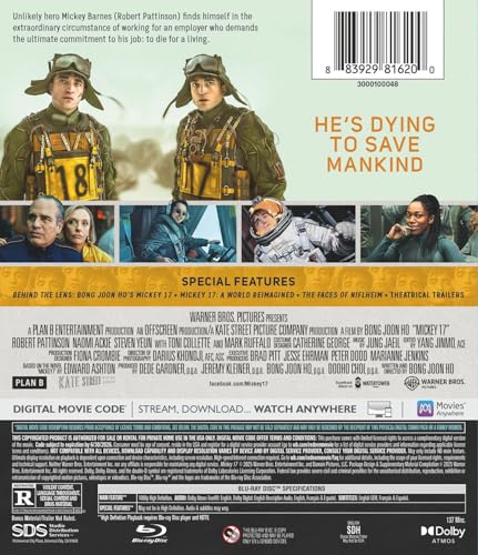 Mickey 17 (Blu-ray + Digital)