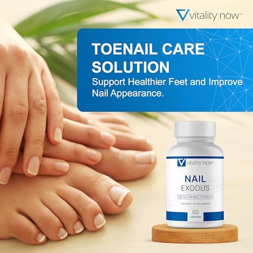 Nail Exodus - Vitality Healthy Nails - Premium Formula for Healthier Feet - 60 Capsules