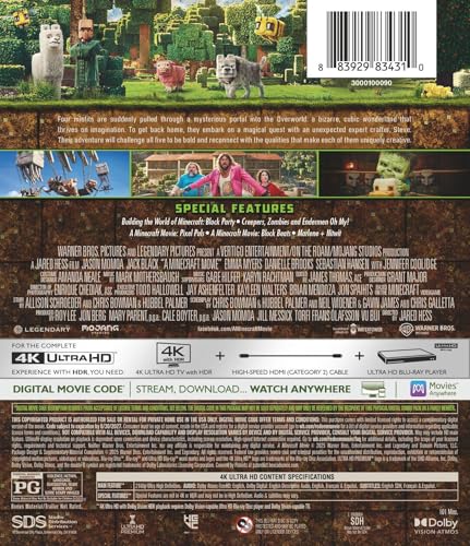 A Minecraft Movie (4K Ultra HD + Digital)