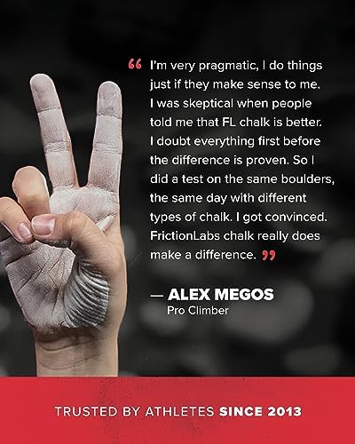 Friction Labs Premium Sports Chalk for Rock Climbing, Weight Lifting, Gymnastics, Tennis & More