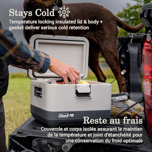 Coleman Pro 9qt Ultra-Light Premium Hard Cooler Lunchbox, Extra-Thick Insulation Keeps Ice for Days