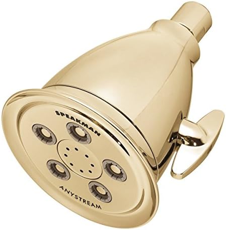 Speakman, Polished Brass S-2005-HB-PB Hotel Anystream High Pressure 2.5 GPM Adjustable Shower Head