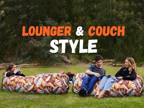 WEKAPO Inflatable Lounger Air Sofa Hammock-Portable,Water Proof& Anti-Air Leaking Design-Ideal Couch for Backyard Beach Traveling Camping Picnics & Music Festivals