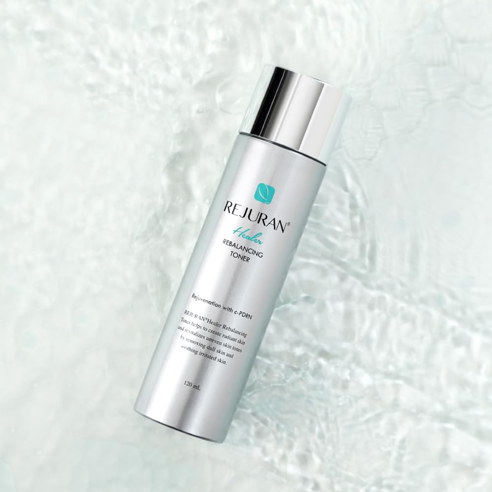 REJURAN® Rebalancing Toner, c-PDRN® – Hydrating & Soothing Toner for Skin Texture, Pore Care & Barrier Support with Salmon DNA. Korean Skin Care (4.05 fl oz)