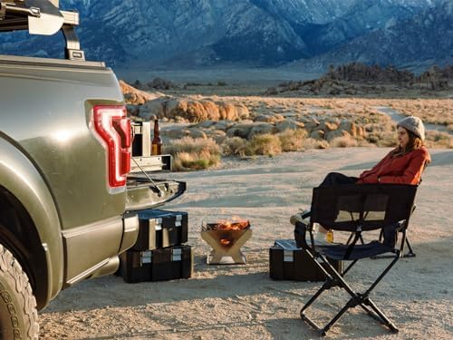 Front Runner Expander Camping Chair (Black Portable Outdoor Folding Chair).