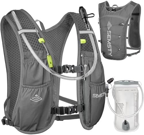 Running Hydration Vest - 5L, with 1.5L Water Bladder, Lightweight for Hiking and Cycling