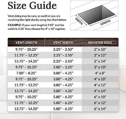 Decor Grates AJH610-RB Oriental Floor Register, 6 x 10 Inches, Rubbed Bronze Finish