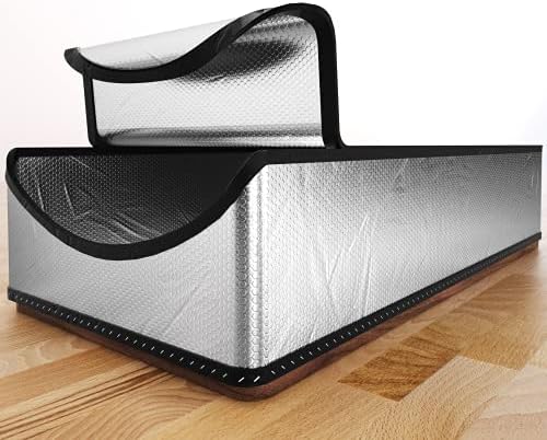 Attic Door Insulation Cover 25"x54"x11", Energy Saving Tent Attic Stairs Cover Ladder Pull Down Insulator, R-Value 15.5 Thicken Aluminum Foil Stairway Insulation with Zipper Fireproof