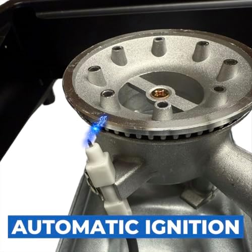 Dual Fuel Propane or Butane Portable Stove | 12,000 BTUs | Camping Stove | Outdoor Cooking and Emergency Kit | Propane Hose and Carrying Case Included