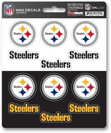 FANMATS NFL Unisex-Teen NFL Mini Decal 12-E2pk