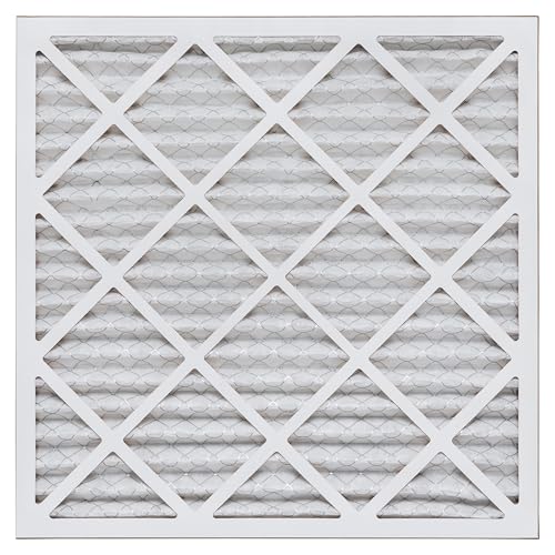 Aerostar 18x18x1 MERV 6 Pleated Air Filter, AC Furnace Air Filter, 6 Pack (Actual Size: 17 3/4"x17 3/4"x3/4")