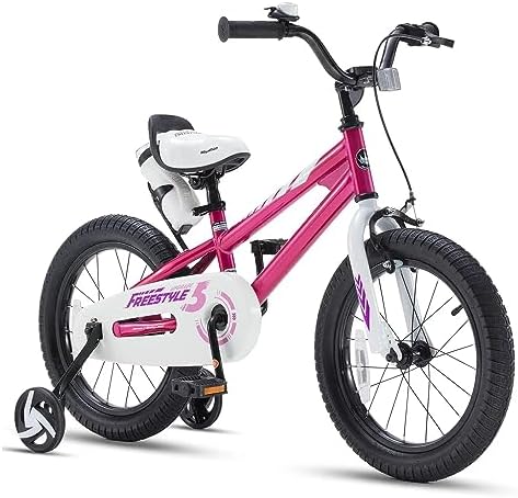 RoyalBaby Kids Bike EZ Freestyle Training Free Balance to Pedal Easy Learning Bicycle, 12-18 Inch for Toddlers to Big Kids