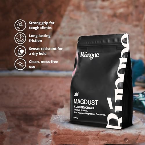 Premium Sports Chalk for Rock Climbing, Bouldering, and Weightlifting - High-Performance Chalk for Superior Grip and Sweat Resistance