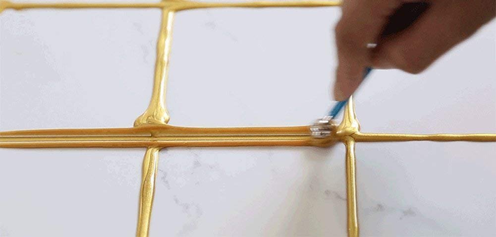 GOZOLA Concrete Countertop Caulking Tool, Metal Ball Tile Caulk Finishing Tool Used to Press The Tile Grout Coating for Bathroom Kitchen and The Rest of The Household