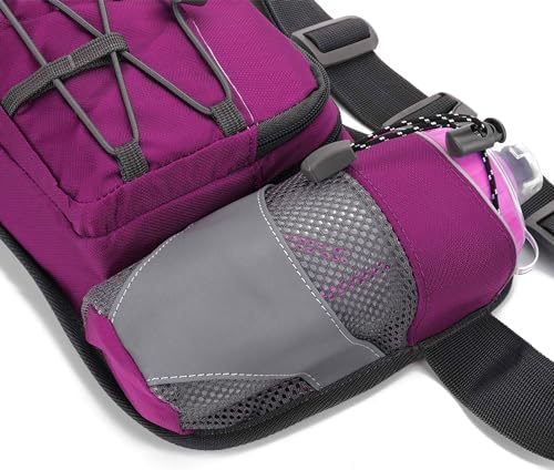 Waist Pack with Water Bottle Holder for Running Walking Hiking Fanny Pack Hydration Belt