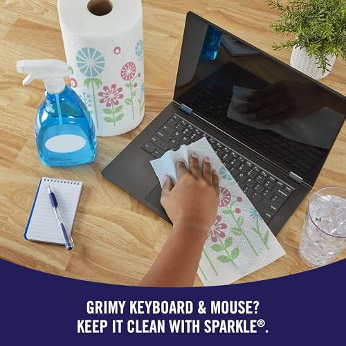 Sparkle Pick-A-Size Paper Towels, 24 Double Rolls = 48 Regular Rolls, Everyday Value Paper Towel with Full and Half Sheets