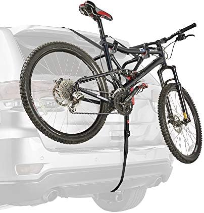 Allen Sports Ultra Compact Folding 1-Bike Trunk Mount Rack, Model MT1-B, Gray powder coated