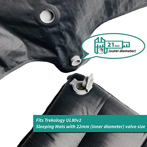 TREKOLOGY 30L Pump Sack Roll Top Compression Pump Bag - Fit for UL Sleeping Mats - Quick & Easy Pumping Sack for Camping Mats, Inflatable Pad, & Sleep Mattress